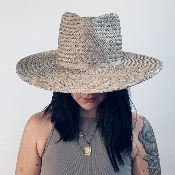 Olive & Pique Structured Straw Rancher Hat main image 2